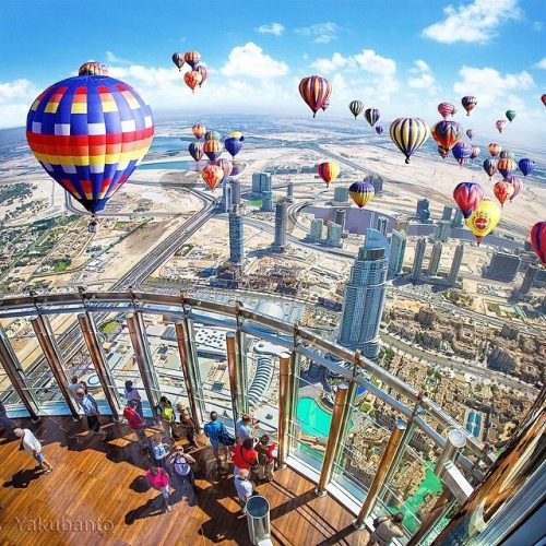 Hot air balloon dubai max way tourism